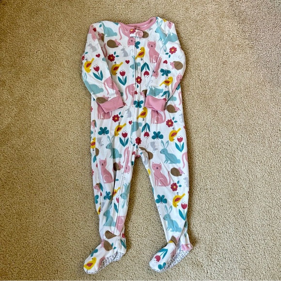 5/$25 Carter’s Fleece Animal Footie - Picture 2 of 4